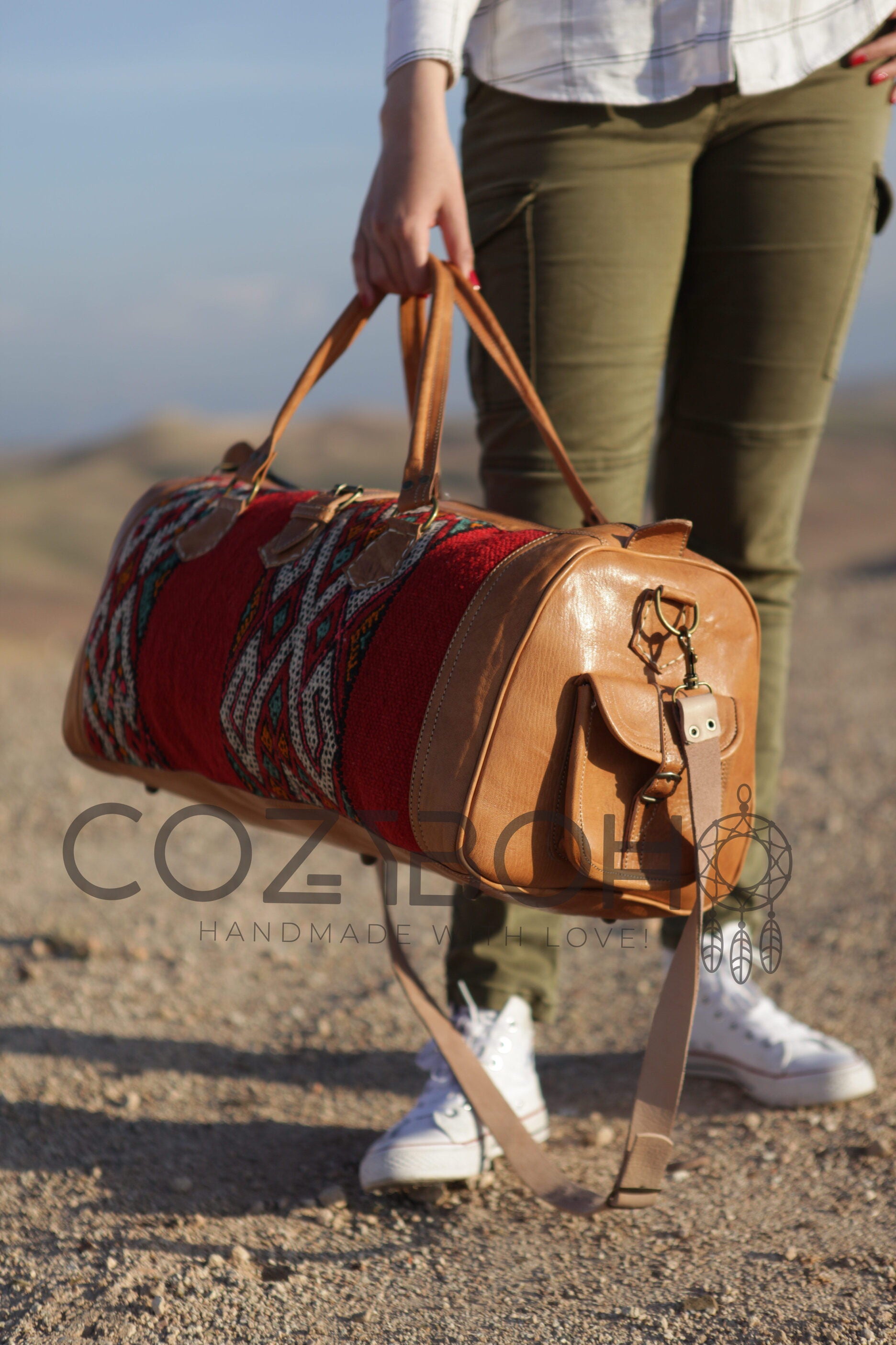 Kilim Travel Bag Carpet Bag Weekender Bag for Woman Weekend -  in 2023